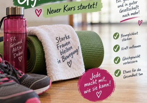 Auch bei unserem Kurs „Präventive Gymnastik“ ist die Sommerpause vorbei!